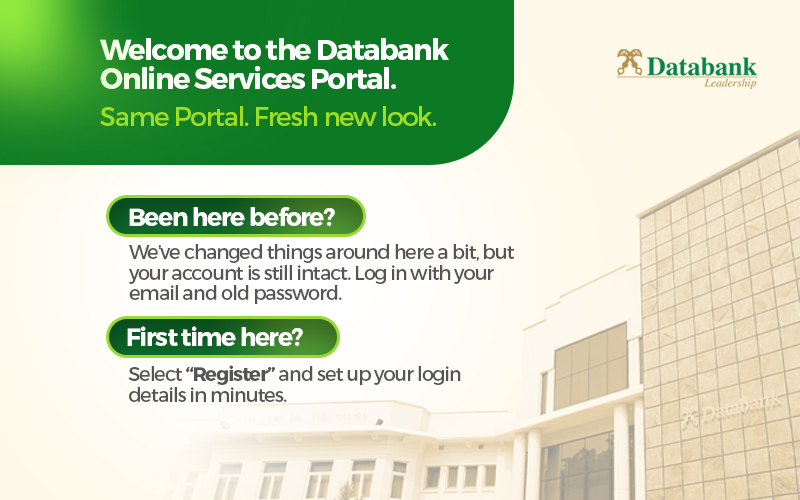 Welcome to the Databank Online Services Portal
